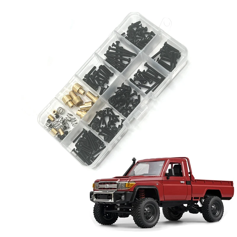 MN82 Pro LC79 MN82S Набор винтов Запасные металлические винты Инструменты для ремонта корпуса автомобиля Комплект крепежных элементов для 1/12 MN 82 RC Автозапчасти