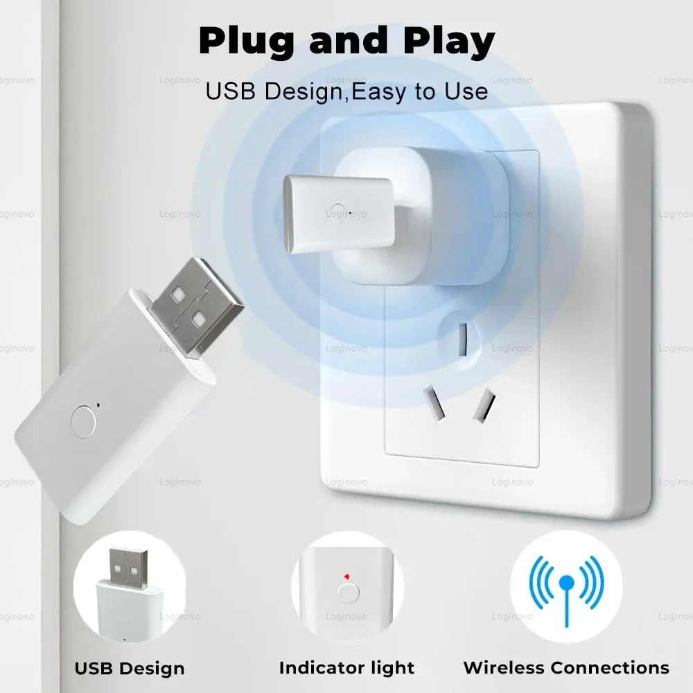 Tuya zigbee repetidor de sinal usb amplificador extensor dispositivos de automação residencial inteligente funciona com zigbee gateway hub