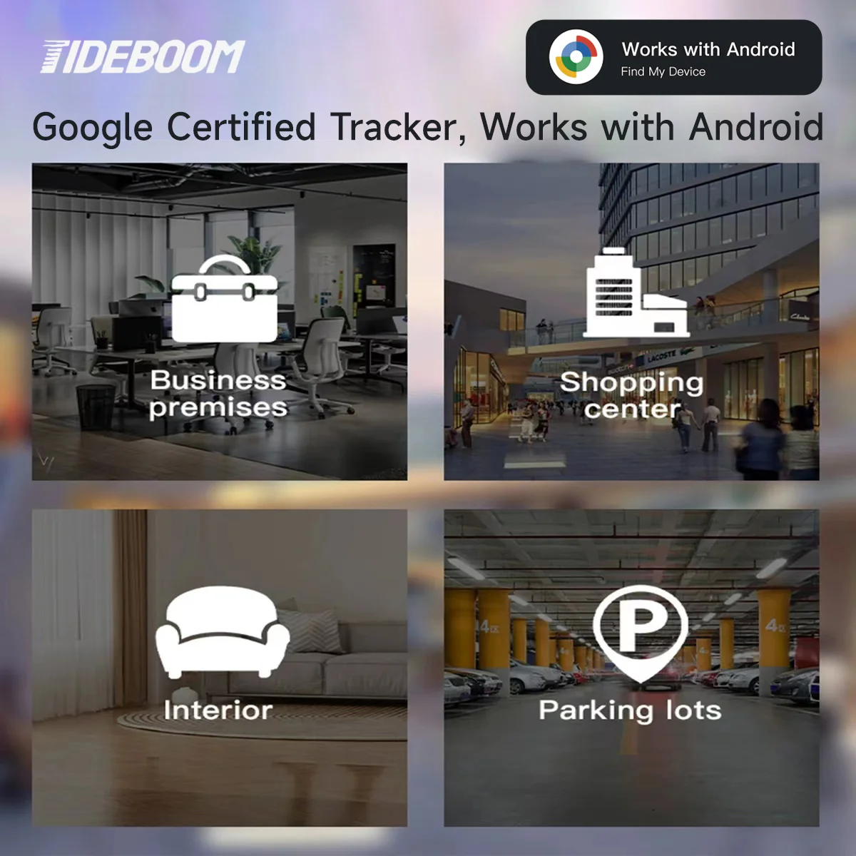 Портативный кошелек-трекер, 1 шт., Bluetooth-трекер для Android Key Finder, локатор для домашних животных, работает с приложением Google Find My Device