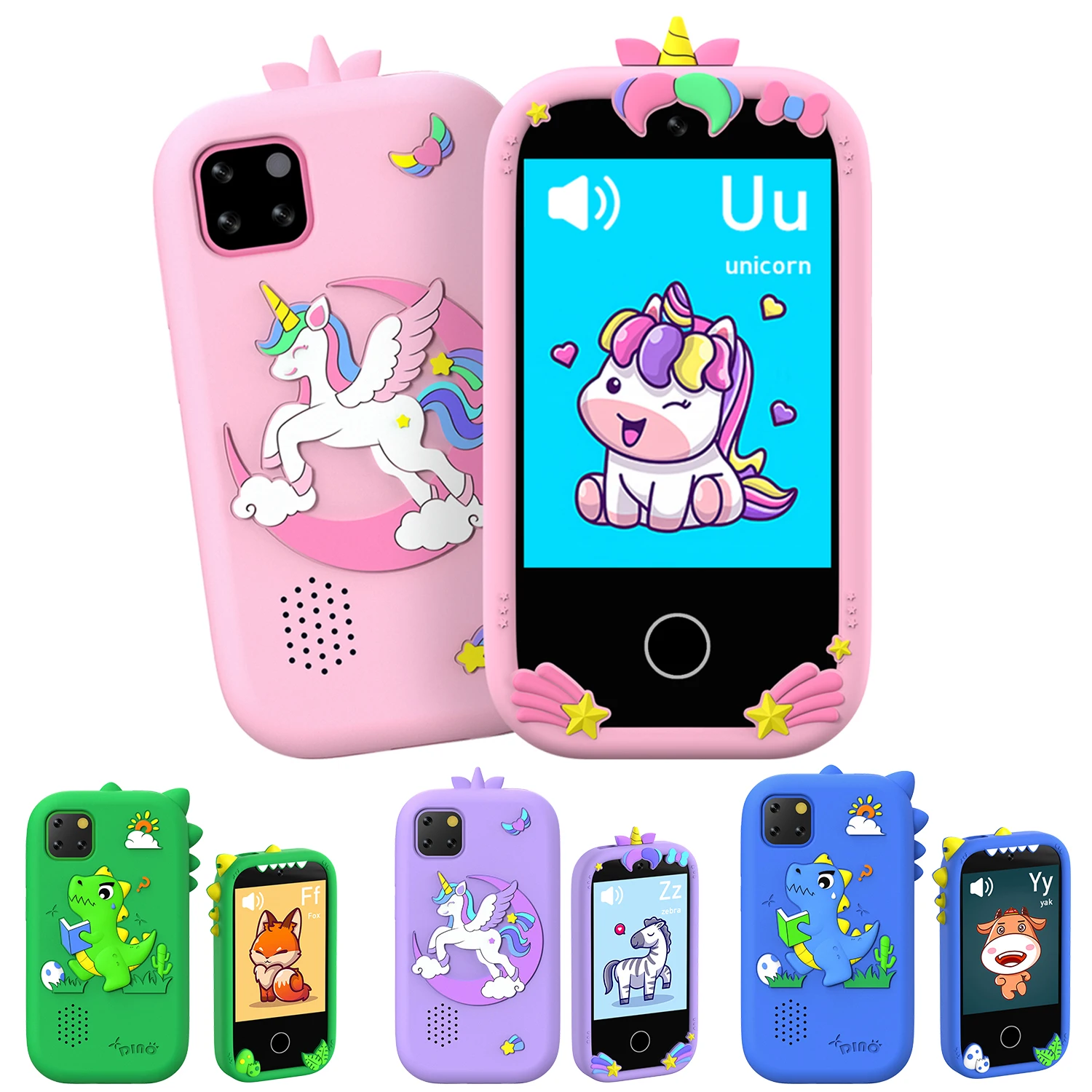 Upgrade Kid Smart Phone Toy 2.8 Inch Touch Video recording Music Player 16 Games Baby Phone With 32G for Children Brithday Gifts