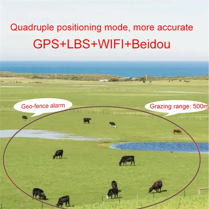 Солнечный GPS трекер 4G GPS трекер водонепроницаемый IP66 4000 мАч WIFI крупный рогатый скот корова овца лошадь верблюд устройство слежения домашние животные человек G