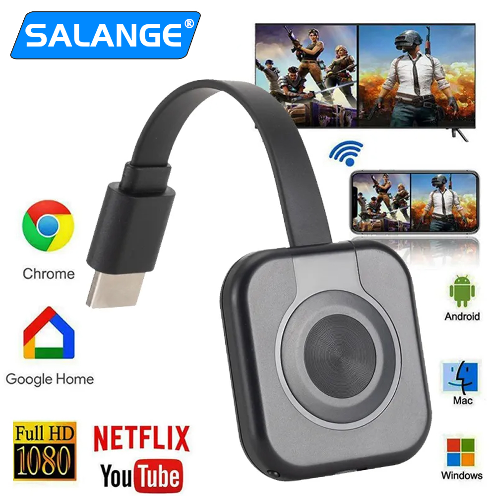 1080P HD inalámbrico WiFi pantalla Dongle TV Stick adaptador de vídeo Airplay DLNA pantalla espejo compartir para IPhone IOS teléfono a TV