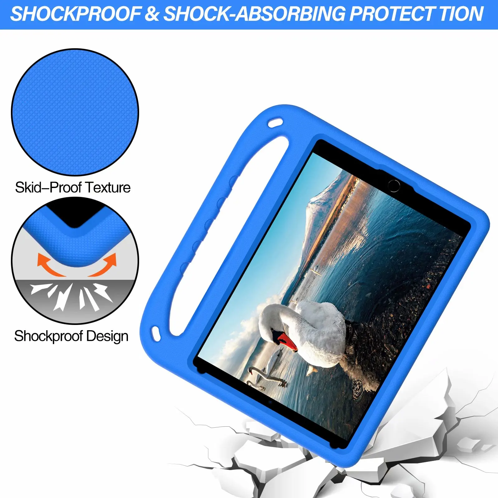 EVA Kids Safe Case For IPad Air 11 2024 10 10th 2022 10.9  Air 4 5 10.2 9th 8th 7th Cover  Pro 10.5 11 2020 2021 mini 6 5 4 3 2