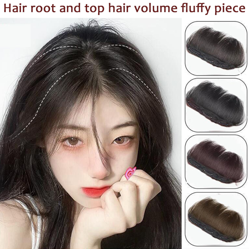 Pieza de cabello acolchada esponjosa para aumentar el volumen del cabello, extensiones de cabello con Clip, adecuado para adelgazamiento de peluca, uso para damas, 10 CM, 20 CM, 30CM