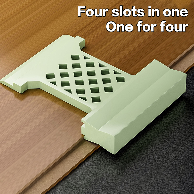 2 ชิ้นไม้ไนลอนแตะบล็อกไม้ลามิเนต Plank การติดตั้งพื้นไม้สําหรับพื้นลามิเนตแตะ