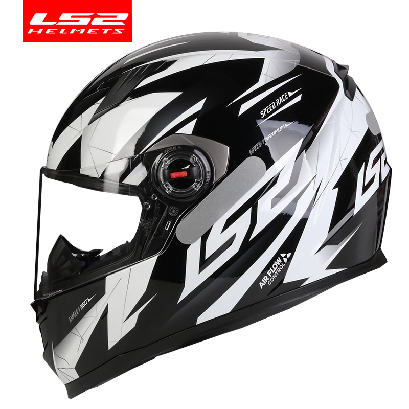 LS2 FF358 Full Mặt Moto Rcycle Mũ Bảo Hiểm Cao Cấp Ls2 Brasil Cờ Capacete Casque Moto Mũ ECE Chấp Thuận Không Bơm