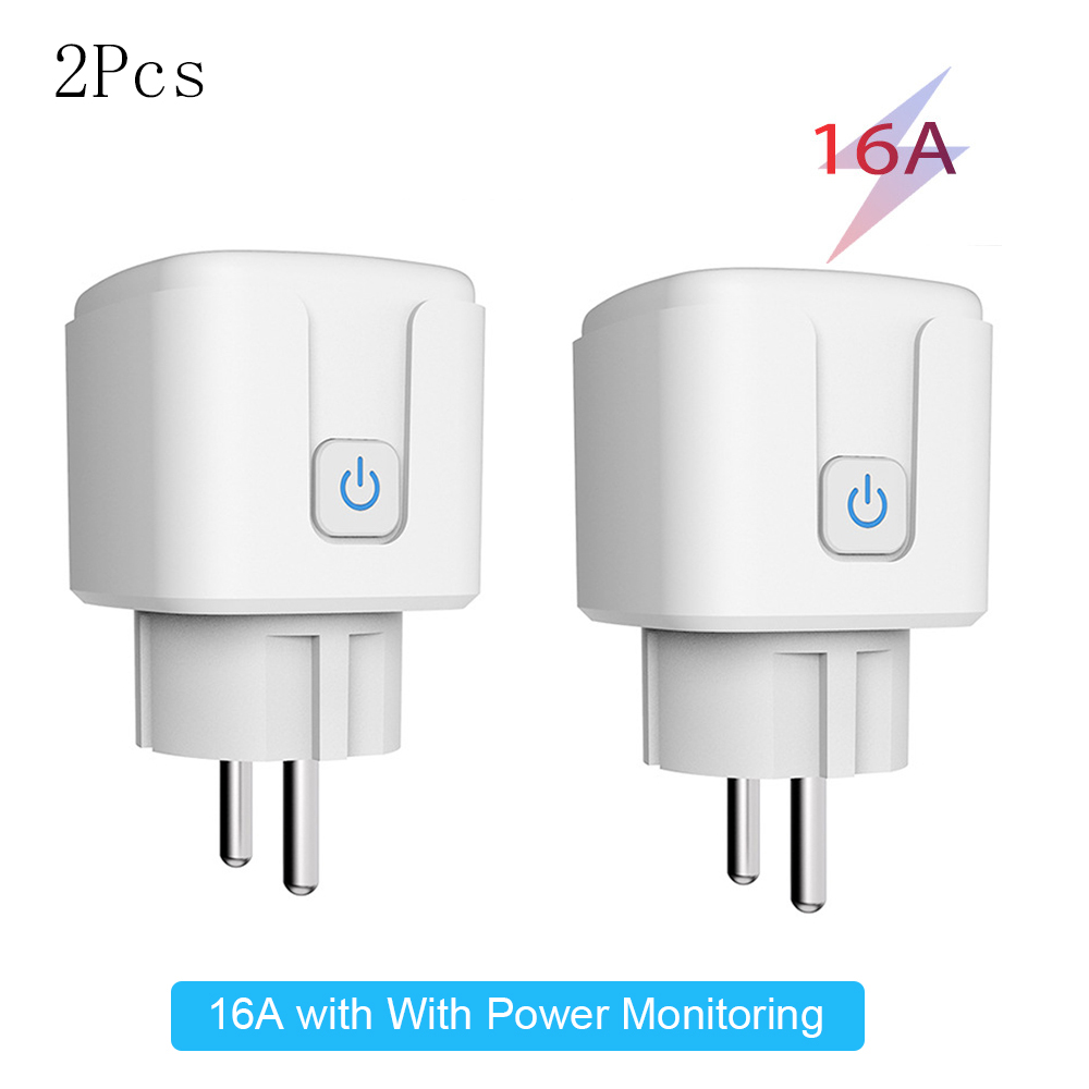 สมาร์ทซ็อกเก็ต EU16A/20A Wifi สมาร์ทปลั๊ก Power Monitoring Smart Life APP รีโมทคอนโทรลสนับสนุน Google Assistant Alexa Tuya