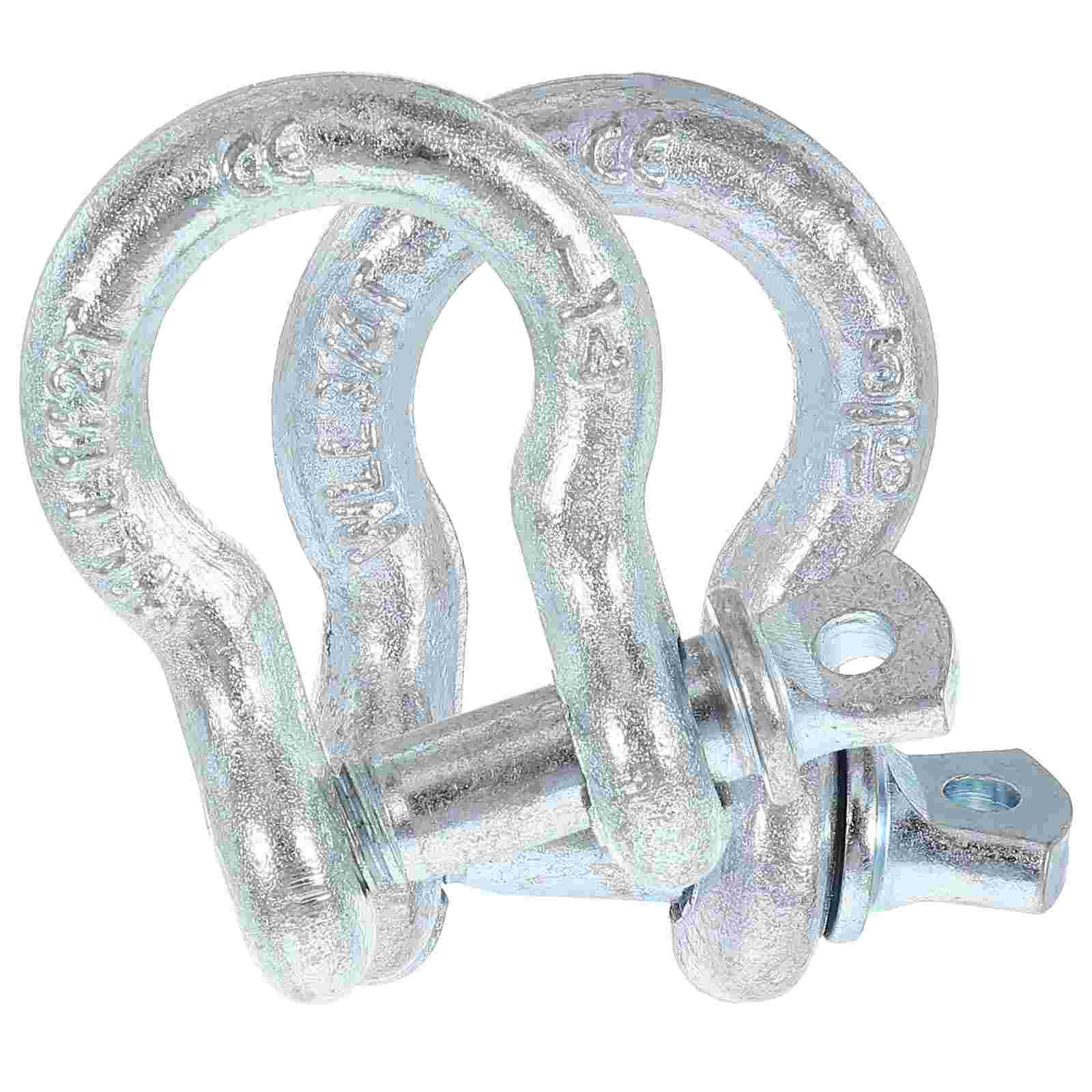 Maniglie da traino con fibbia americana a forma di U da 2 pezzi Anello resistente 5/16 1/4 pollici 3/4 Recupero di ancoraggio per gancio da traino
