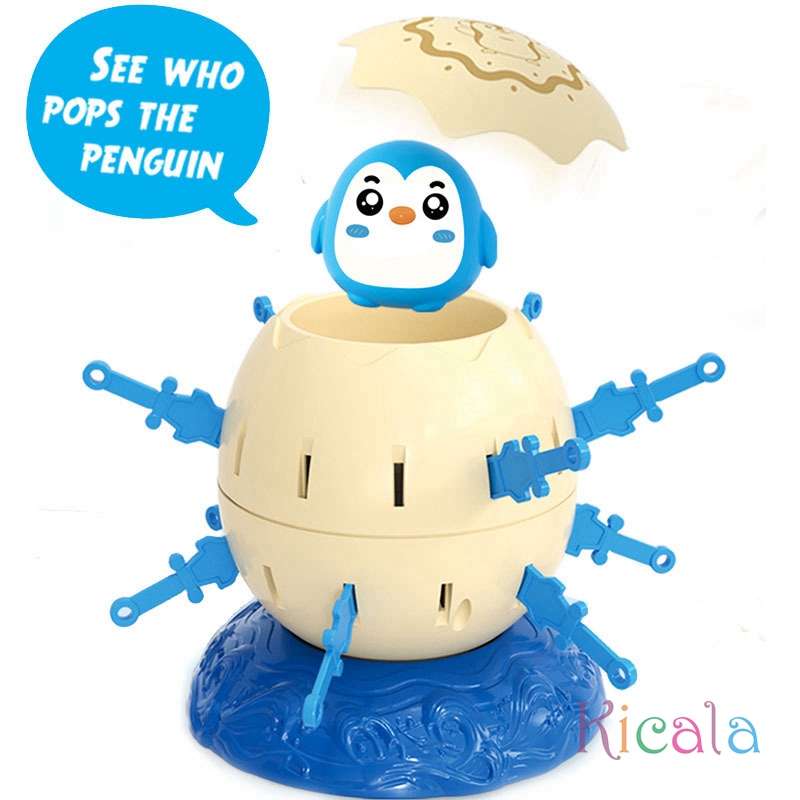 Penguin Novelty Toys for Holiday Party Children's Educational Thinking Training Pirate Barrels Interactive Toys