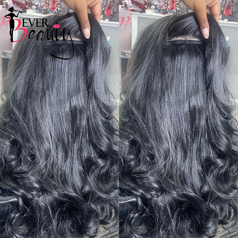 Cinta ondulada para el cuerpo en extensiones de cabello humano, extensión de cabello de trama para mujeres negras, cabello virgen brasileño Invisible a granel, cinta Microlink Ins