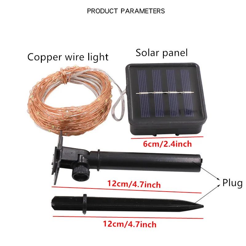 7M/12M/22/32M Solar Led Fairy Light Outdoor Festoon Led Waterproof Garland String Lights Christmas Party Garden Solar Lamp Decor