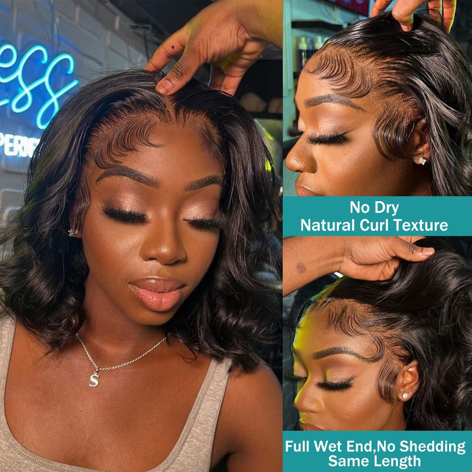 Парик из натуральных человеческих волос без клея, 13 х4 дюймов