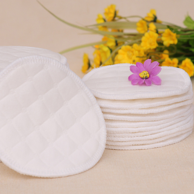 10 pçs reutilizáveis almofadas de amamentação lavável macio absorvente bebê amamentação almofadas de algodão acessórios para mulheres grávidas