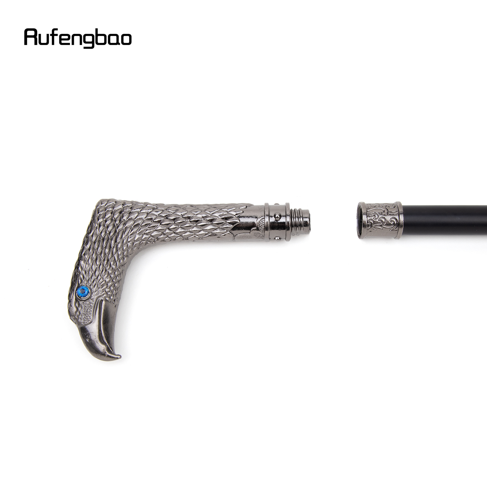 Blue Eye Eagle แฟชั่นเดิน Stick ตกแต่ง Stick Cosplay Vintage Party แฟชั่นเดิน Cane Crosier 93 ซม