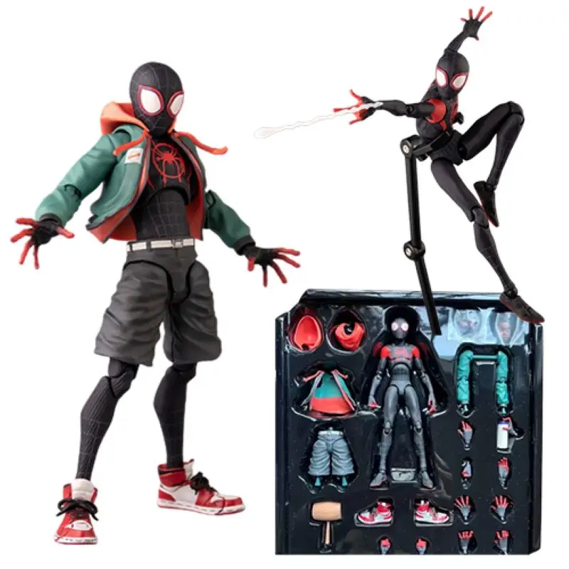 ในสต็อก Marvel Legends Sentinel Spiderman Action Figure Spider-verse Miles Sv Shf Morales Peni Parker อะนิเมะตัวเลขรูปปั้นของเล่น