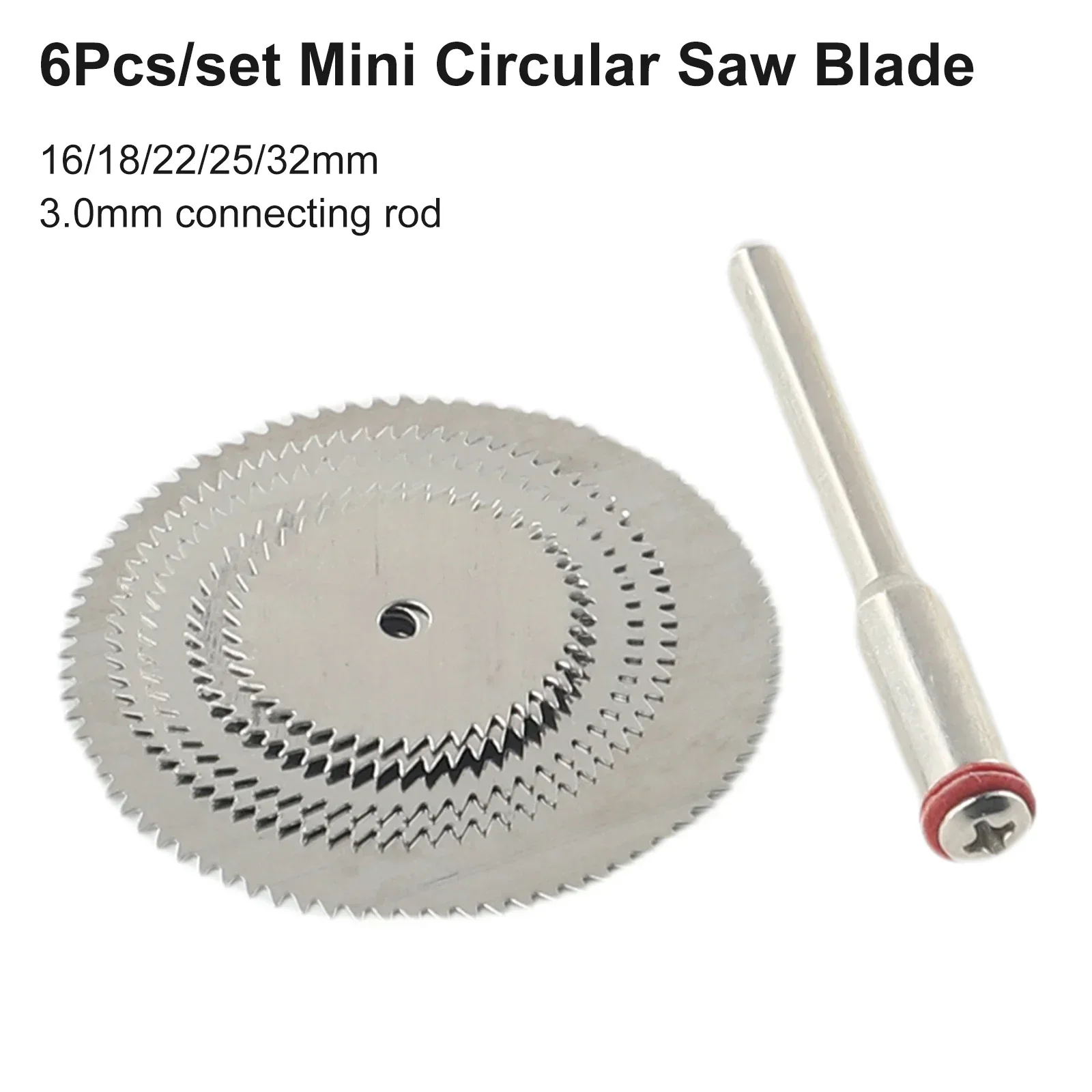 6 個ミニ丸鋸刃電気研削カッティングディスク RotaryTool 金属カッター木工ツールアクセサリー