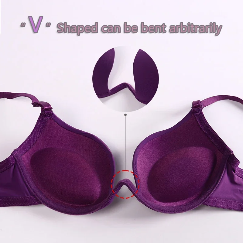 Gợi Cảm Nữ Quần Lót U, Hở Lưng, Áo Lót Quần Lót Sâu Chữ U Tiết Cắt Push Up Bra Dùng Thân Thiết ECMLN Nữ Thoáng Khí Bralette