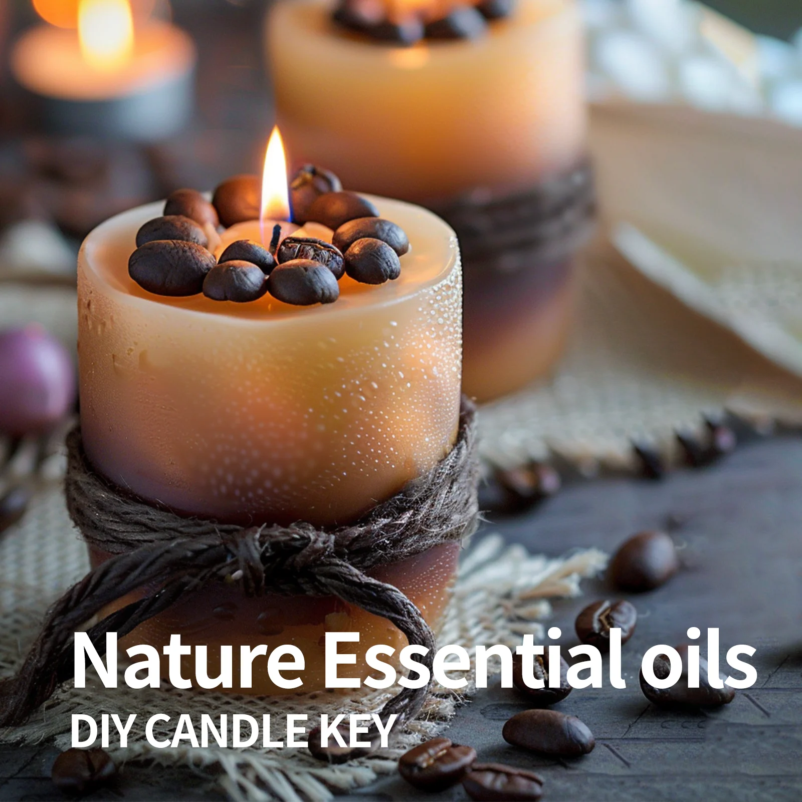 3PC/2PC/1PC 10ml 60ml Coffee Essential Oils Roller Essential Oils Cafe Perfume Refreshing For Gifts Candle Aromas For Humidifier