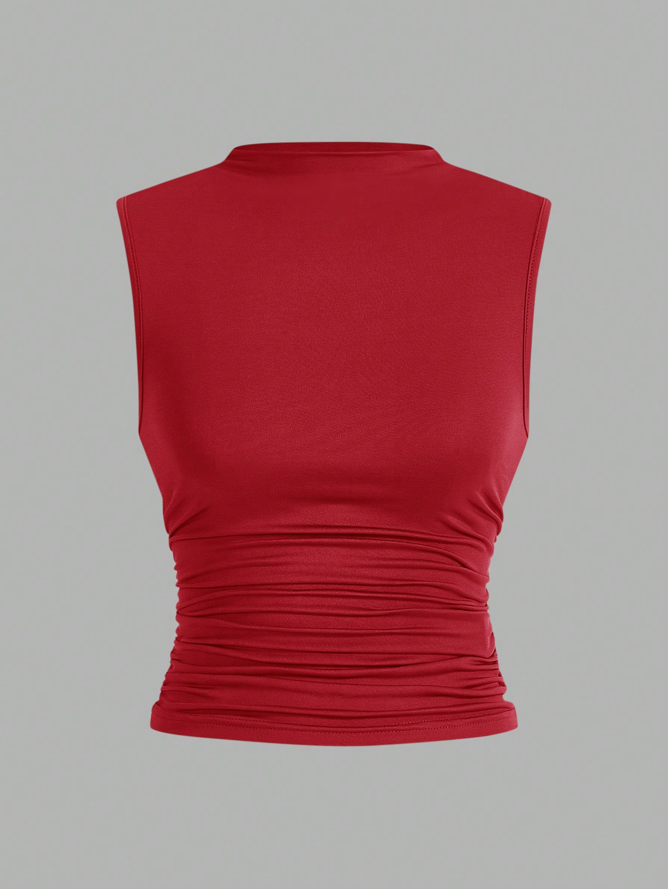 New spring/summer ladies casual sleeveless red and white vest suit