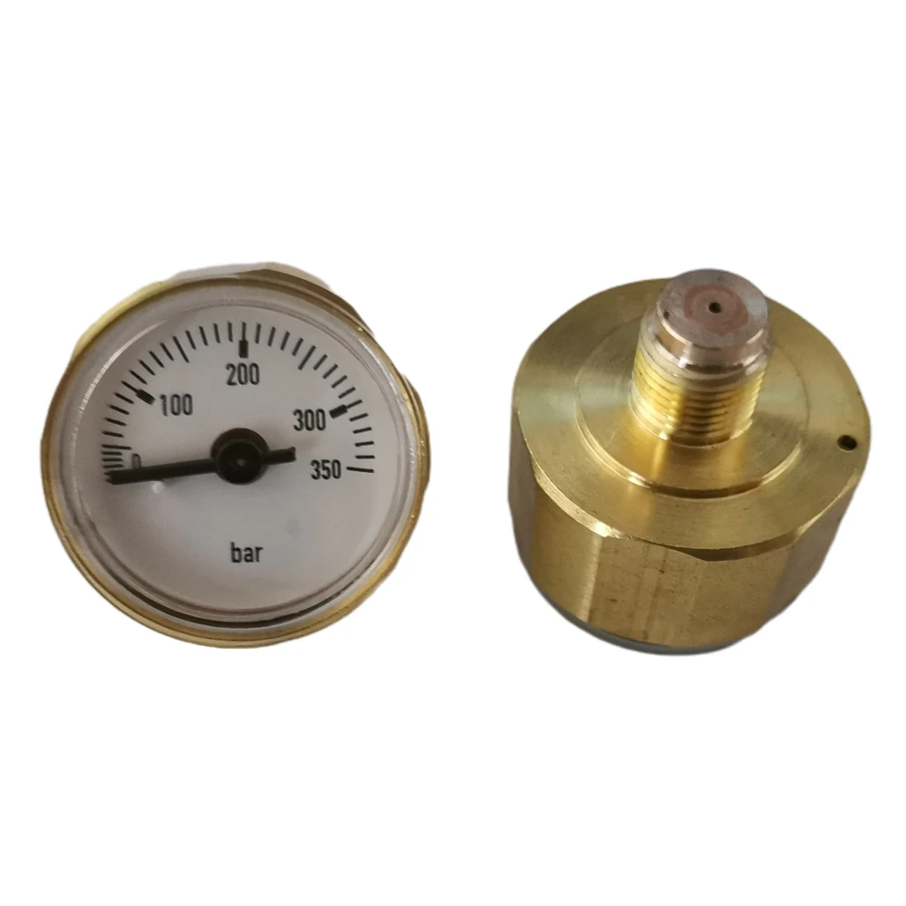 Manómetro de alta presión con calibre de 28 mm de diámetro 350 bar con rosca 1/8BSP (G1/8)