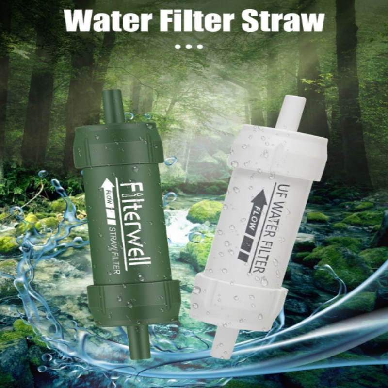 Outdoor Mini Wasserfilter Stroh Camping Reinigung tragbare Wander wasser reiniger für Überleben oder Not versorgung