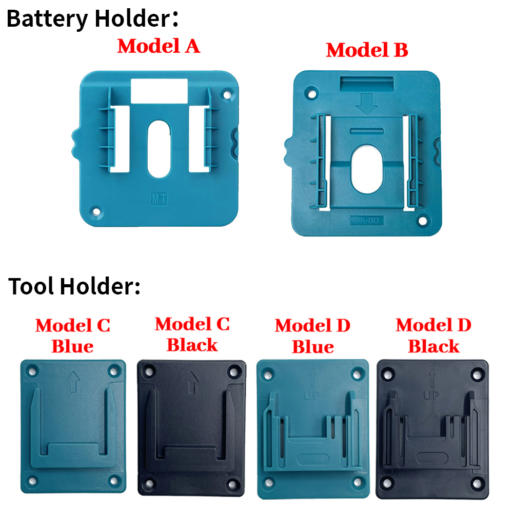 5PCS Batterij Houder voor Makita 18V Li-Ion Batterij Gereedschap Machine Houder Opbergrek Muurbevestiging voor BL1860 BL1850 (geen Batterij)