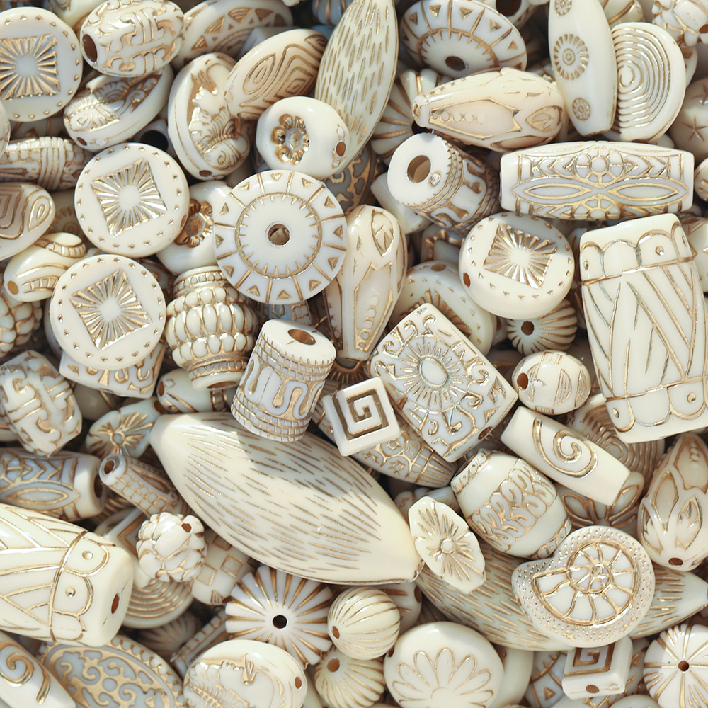 20g/Lot Mixed Classical Beads Acrylic Loose Spacer Bead for DIY Bracelet Beaded Material Jewelry Making Accessories Supplies