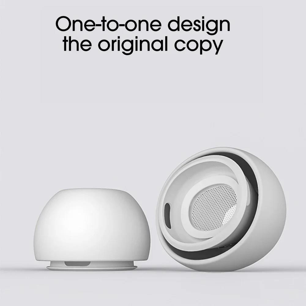 交換用イヤーチップ AirPods プロ 1st 2nd 世代 1-4 ペアイヤーチップ芽シリコーンゴムイヤーチップイヤフォンキャップゲルアクセサリー