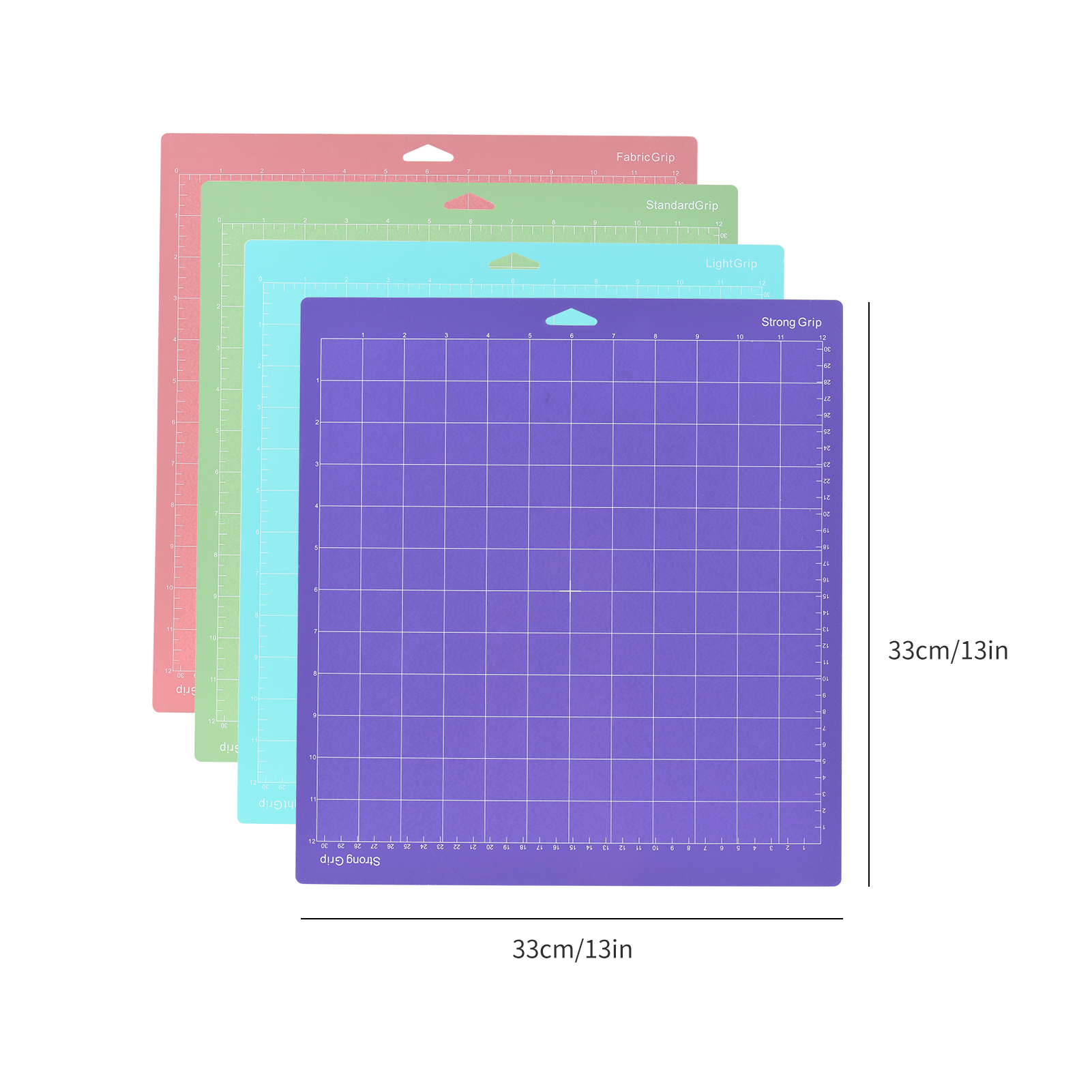 12*12 Inch Replacement Cutting Mat Adhesive Non-Slip Gridded Cutting Mats Compatible with Silhouette Cameo Cricut Cutting