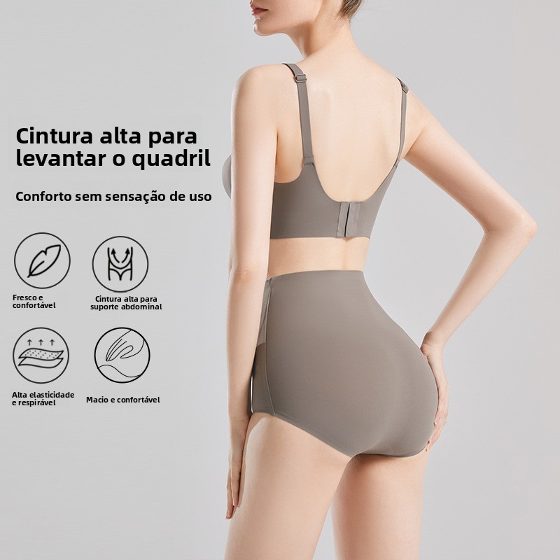 Roupas Íntimas Finas para Mulheres ávidas com Almofadas de Pelúcia, orts Confortáveis e Respiráveis, Design Personalizável