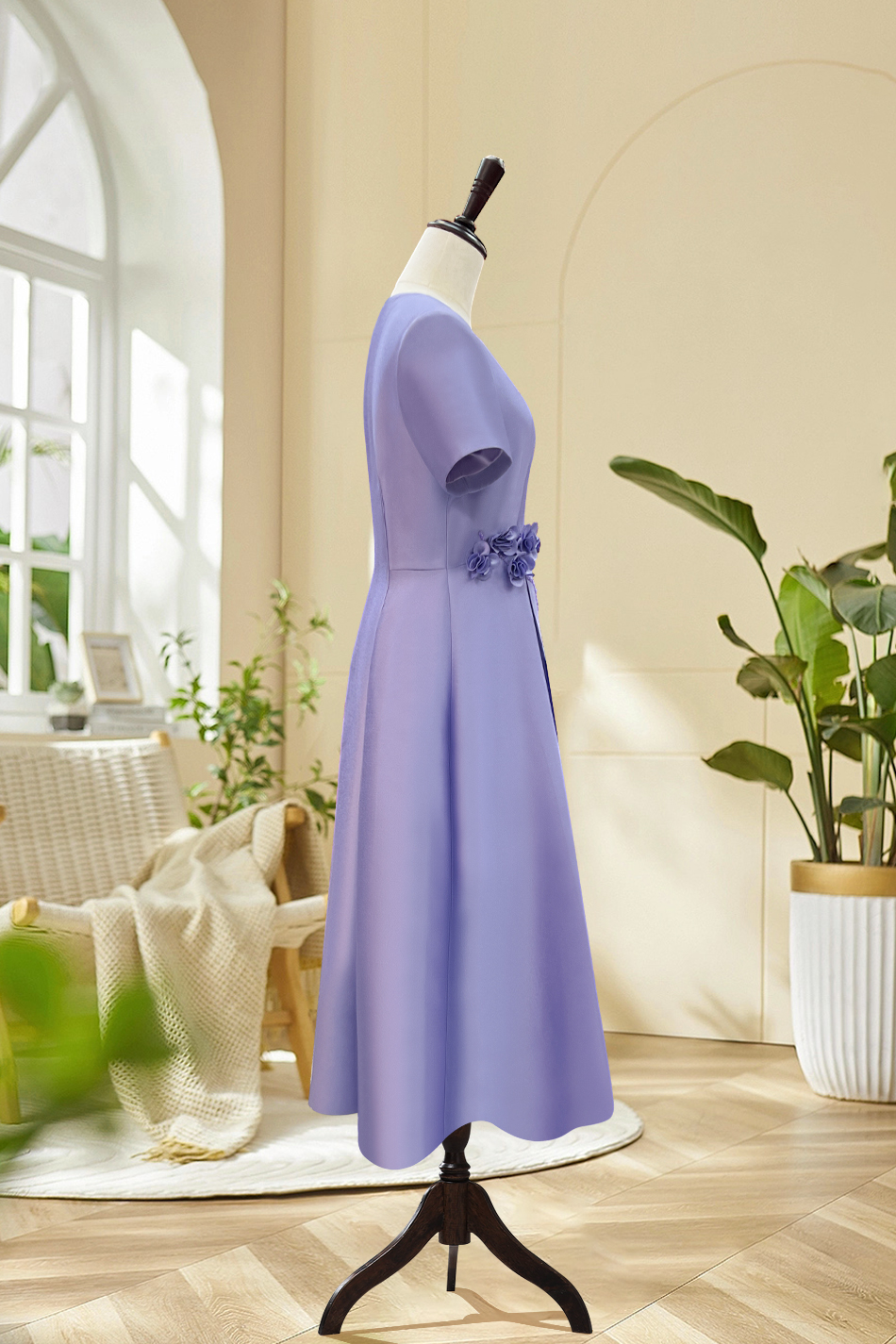 Vestido de fiesta de mujer con temperamento adelgazante