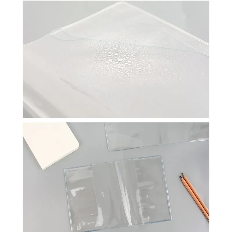 A5/A6 Custodia protettiva trasparente in PVC Notebook Journal Planner Libro Diario Proteggi la copertura Custodia per quaderno Accessori per ufficio