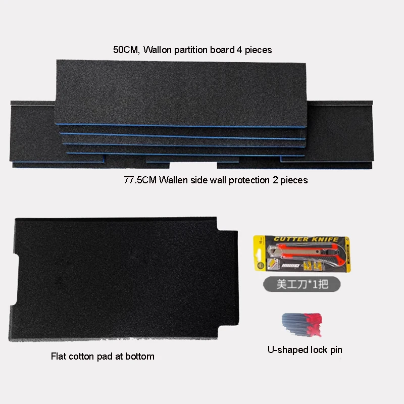 The New Wallen Partition Toolbox Liner Is Customized For Shock Absorption Protection Of Photographic Equipment