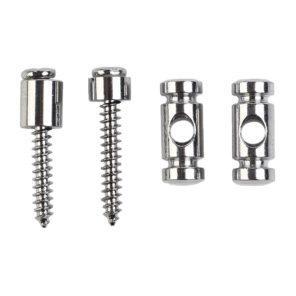 기타 롤러 스트링 트리 리테이너, 일렉트릭 기타 부품, 실버, 블랙, 골드 기타 가이드 핏, 텔레캐스터, 나사 포함, 2 개