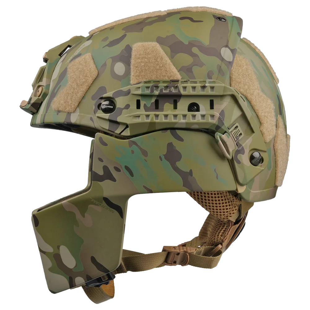 2025 REVIXUN Capacete Tactical Airframe Aramid CHOPS CP Chops Proteção para os ouvidos