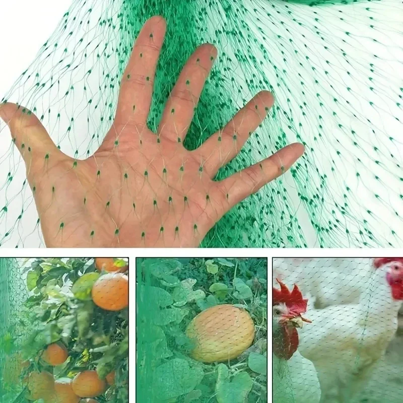 Gartennetz, grünes gewebtes Netz, schützt Pflanzen, Früchte, Blumen, Bäume, dehnbares Fechten, langlebiges Netz, stoppt Vögel, Hirsch und Tiere