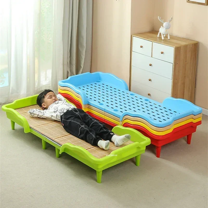 유치원 어린이 침대 접이식 두꺼운 플라스틱 아기 스윙 슬리핑 침대 Lit Cabane Enfant 어린이 가구