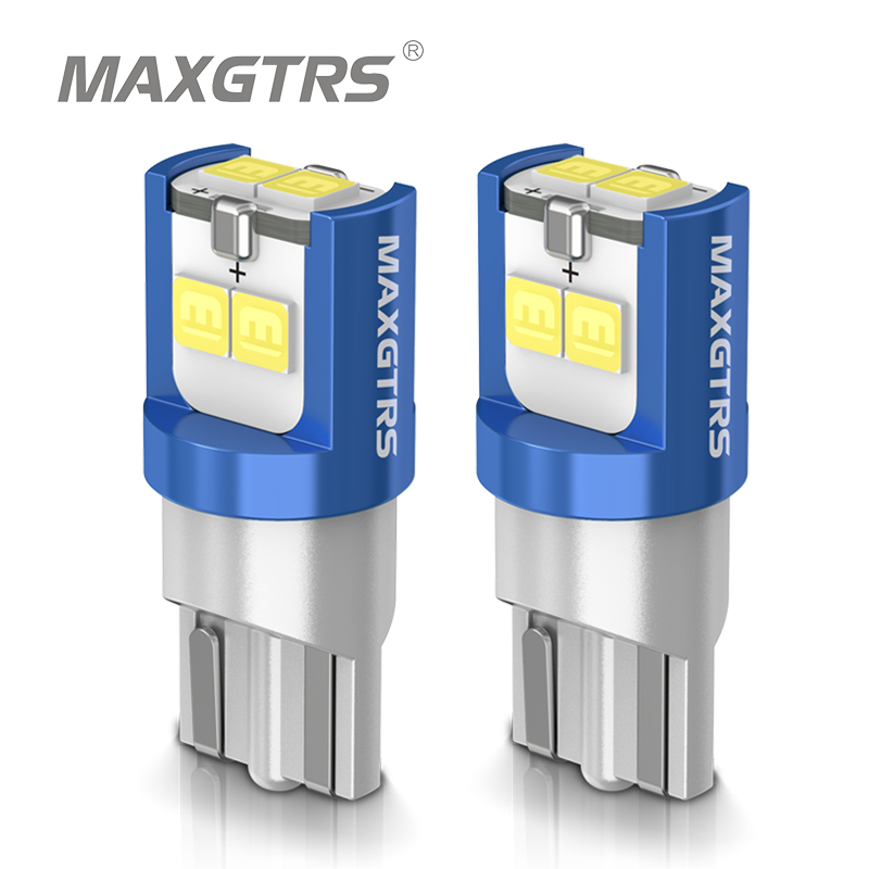 2 Chiếc W5W 3030 SMD Xe T10 LED 194 168 Nêm Thay Thế Đảo Ngược Bảng Dụng Cụ Đèn Trắng Xanh Bóng Đèn giải Phóng Mặt Bằng Đèn