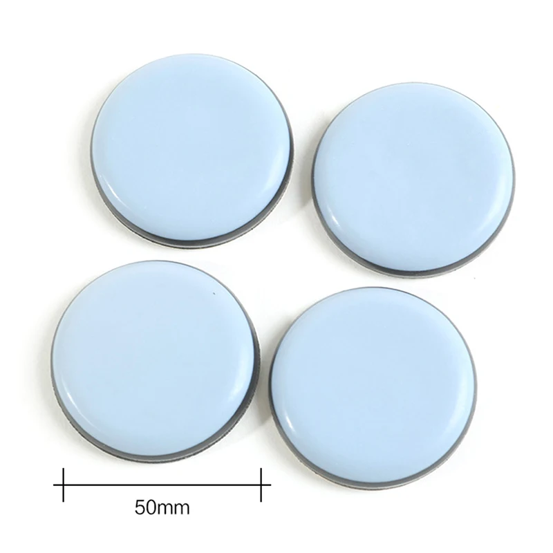 4/8pcs Self-Adhesive Moving Glides Mover Pads For Tables Sofas Chair Round Or Square Rubber Feet Furniture Legs Pads Sliders 