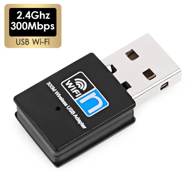 USB 2.0 Wi-Fi адаптер 300 м 2,4 ГГц Wi-Fi ключ антенна мини беспроводной приемник Ethernet ПК компьютер ноутбуки сетевая карта