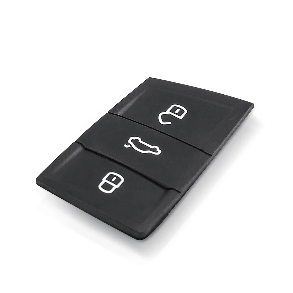 KEYYOU 3 ボタンゴムリモート車のキーパッドフォルクスワーゲン VW ゴルフ 7 4 5 Mk4 6 シュコダオクタヴィアセアト · レオンイビサアルテアキーフォブ
