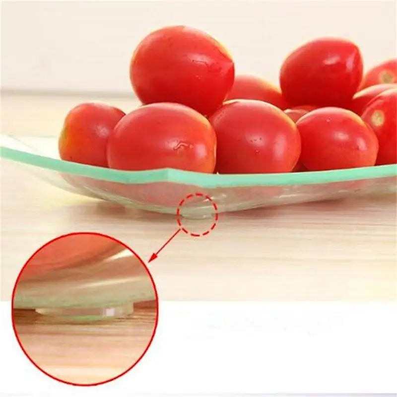 50 Tự Dính Vòng Cao Su Silicone Ốp Lưng Trong Suốt Mềm Không Đen Không Trơn Trượt Chống Sốc Bao Chân Máy Chống Sốc Va Đập