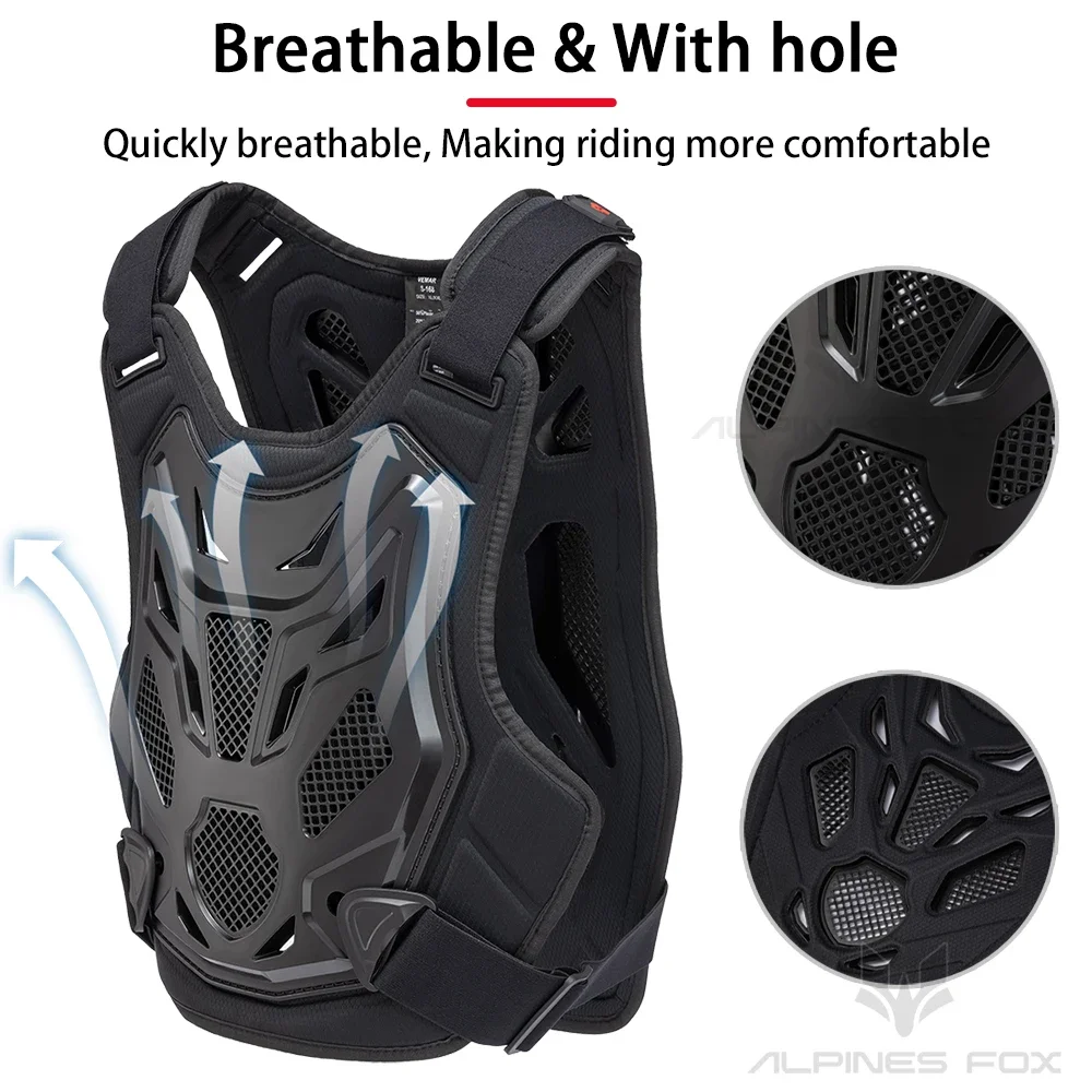 オールシーズンモトクロスアーマーベストオートバイボディ保護 DH ダートバイク MTB MX チェストバックプロテクターモト機器男性女性用