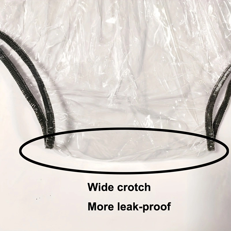 Wiederverwendbare wasserdichte PVC-Windelmäntel für Erwachsene, wasserdichte Inkontinenz-Unterhose aus Kunststoff, superweich