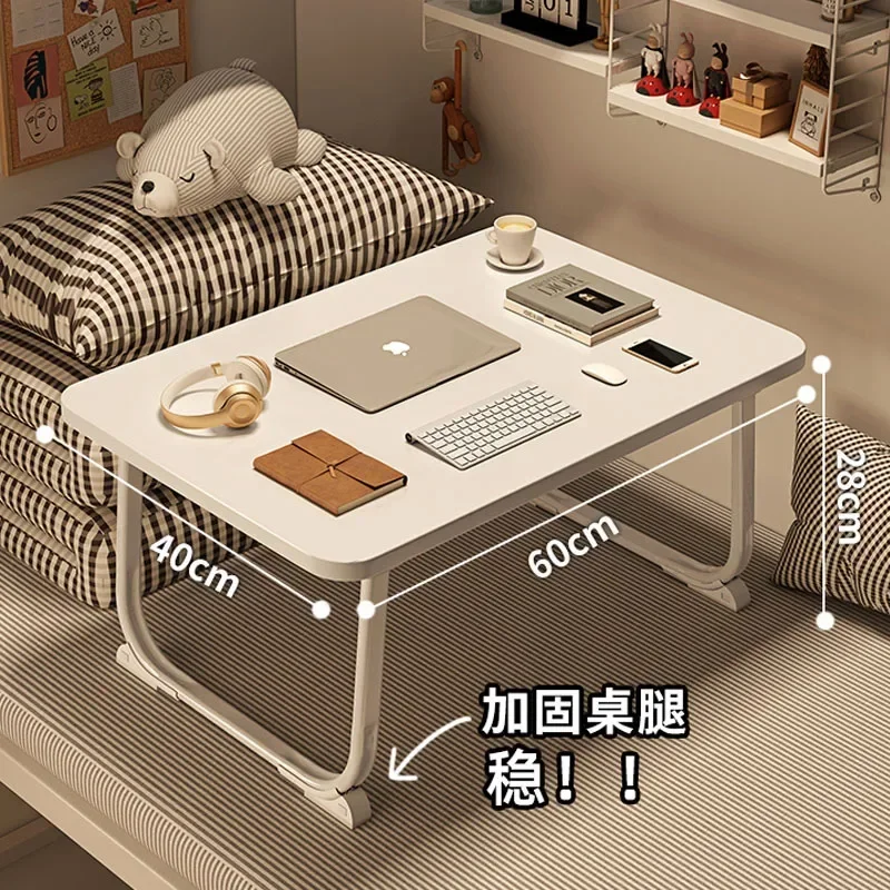 Scrivania da letto tavolo pieghevole per Computer tavolo piccolo scrivania semplice Home Student Study dormitorio scrittoio