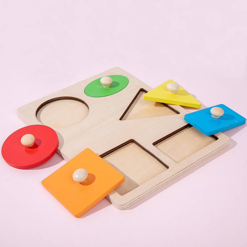 Montessori Nhiều Màu Sắc Hình Học Nắm Ban Đồ Chơi Gỗ Pegged Lấy Hình Phân Loại Bảng Đồ Chơi Giáo Dục Cho Bé Trẻ Em Quà Tặng