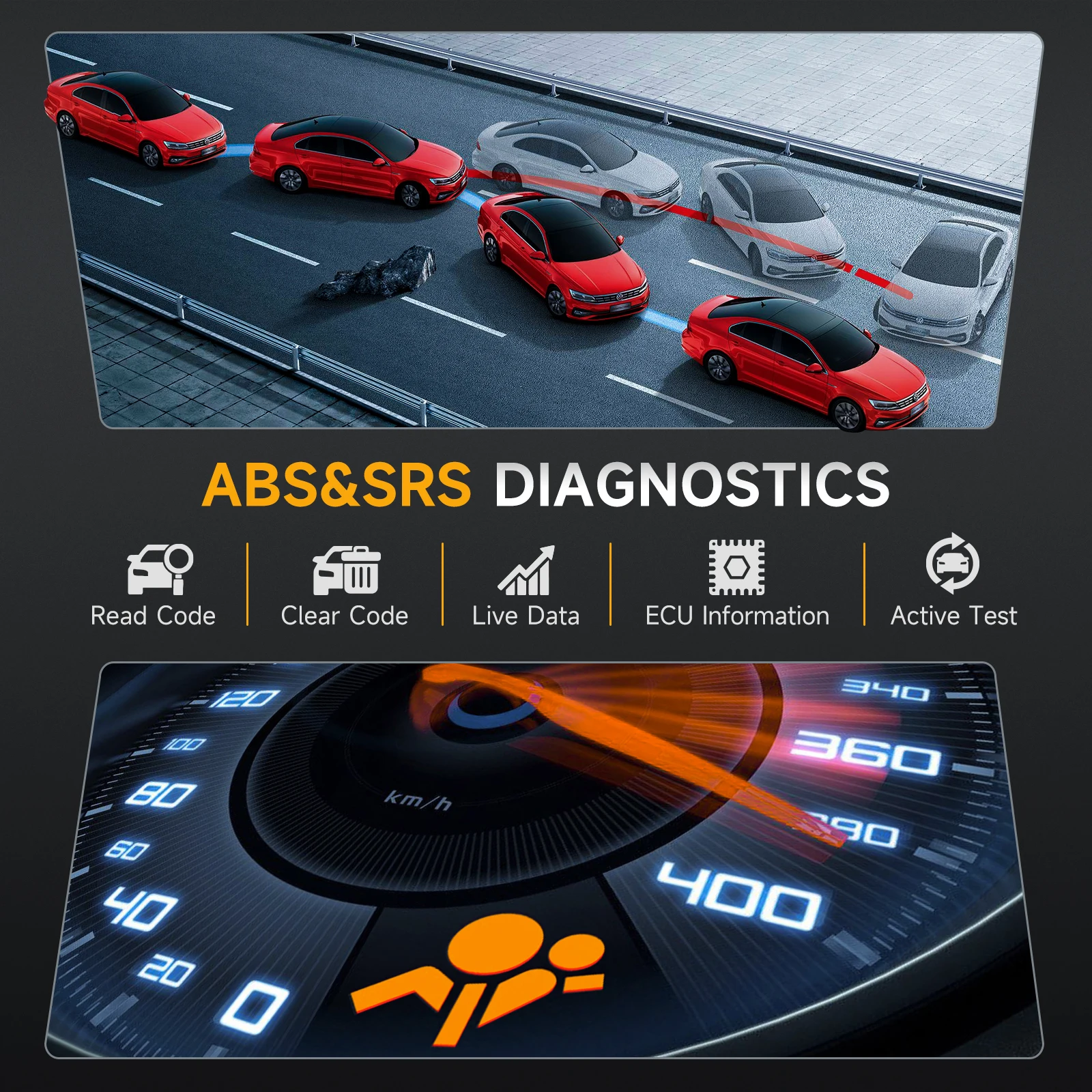 FOXWELL NT650 Elite Auto OBD2 Scanner Diagnosetools ABS SRS Codeleser EPB TPMS DPF BRT Öl Reset OBD2 Automotive Scanner