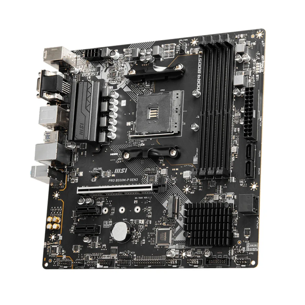 Msi pro B550M-P gen3 und Gaming-Motherboard am4 ddr4 m.2 unterstützt das Desktop-Computer-Mainboard der Serie ryzen cpu r3 r5 r7 5000 und 3000