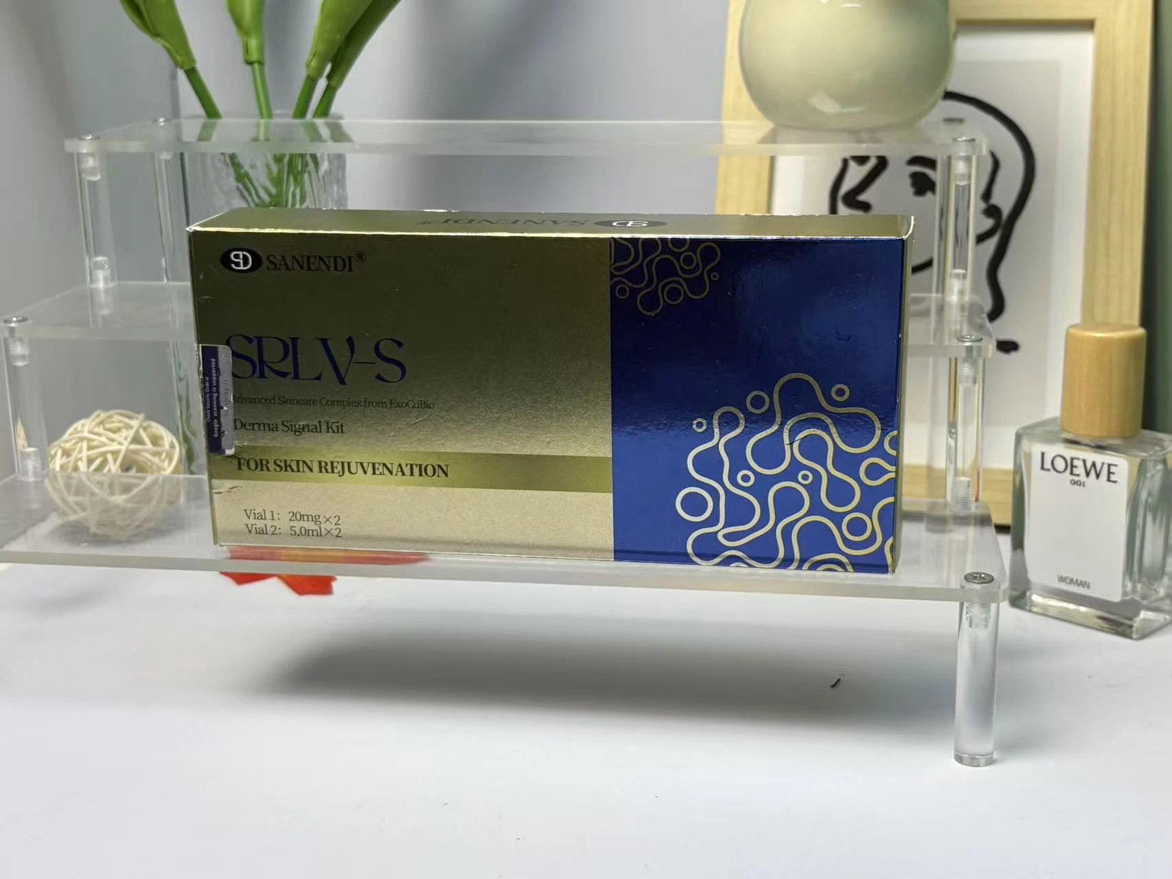 Exo Stem Cell Skin Booster с гиалуроновой кислотой для кожи лица Advanced Complex Антивозрастное отбеливание Booster Treatment