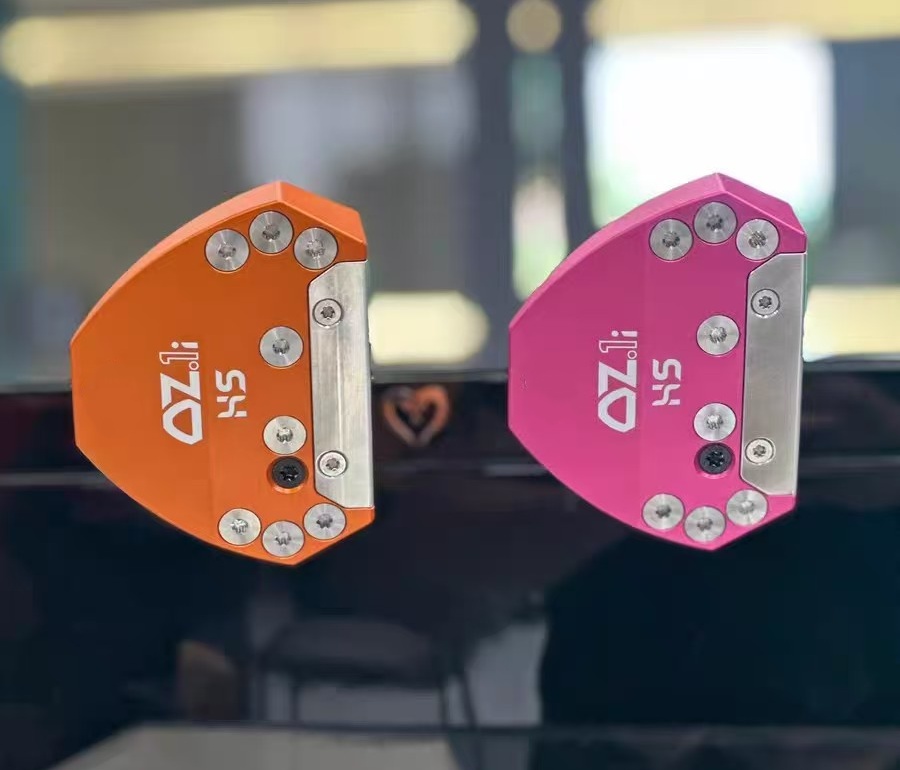 OZ1i HS ヒールシャフトパター ゴルフパター バランスパター ブラックシャフト 33インチ 34インチ 35インチ ブラック プレスピストル 2度 グリップ ヘッドカバー付き